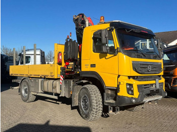 Camion grue, Camion plateau Volvo FM 330 4x4 Pritsche Kran Singelreifen Funkfernbe: photos 2