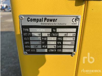 Groupe électrogène neuf COMPAL VG-R30 37.5 kVA (Unused): photos 5