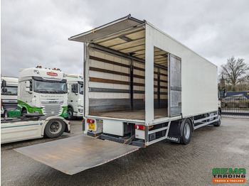 Camion à rideaux coulissants DAF LF 250 FA 4x2 SleeperCab 6cil 19T Euro6 - Schuifzeilen/Gesloten Bak 8.00M + Laadklep 2000KG - ZijDeur: photos 3