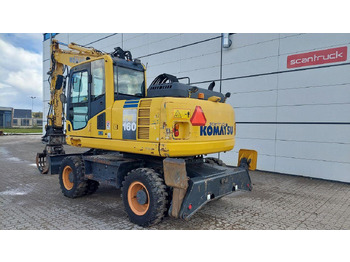 Pelle sur pneus Komatsu PW160-8: photos 2