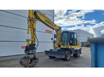 Pelle sur pneus KOMATSU PW160