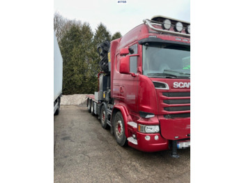 Camion plateau, Camion grue Scania R580: photos 2