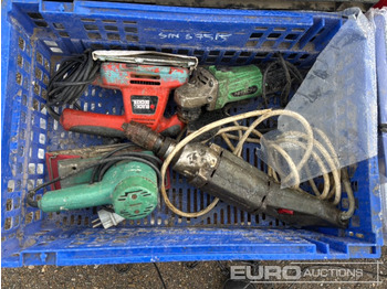 Matériel de chantier Pallet of Various Power Tools, Compressors, Safety Sandals: photos 2