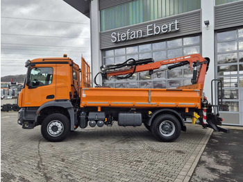 Camion benne, Camion grue Mercedes-Benz Arocs 1832 KK Heckran Atlas 126.4E-A3L Funk: photos 4