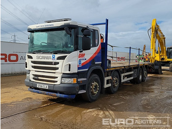 Camion plateau SCANIA P 410