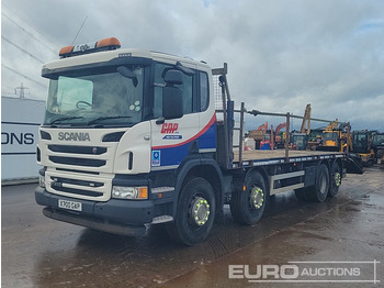 Camion plateau SCANIA P 410