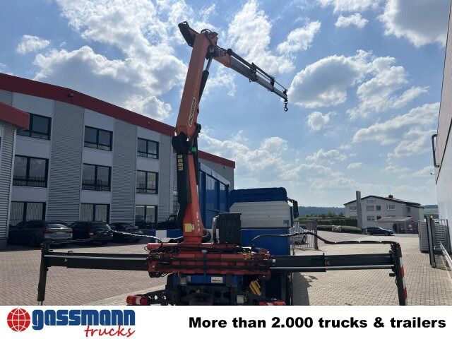 Camion plateau, Camion grue Mercedes-Benz Antos 1836 L 4x2, Glastransporter, Heckkran: photos 9