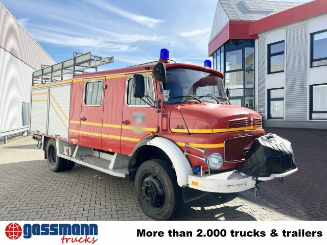 Camion de pompier Mercedes-Benz LAF 1113 B 4x4 Doka, LF 16 TS: photos 9