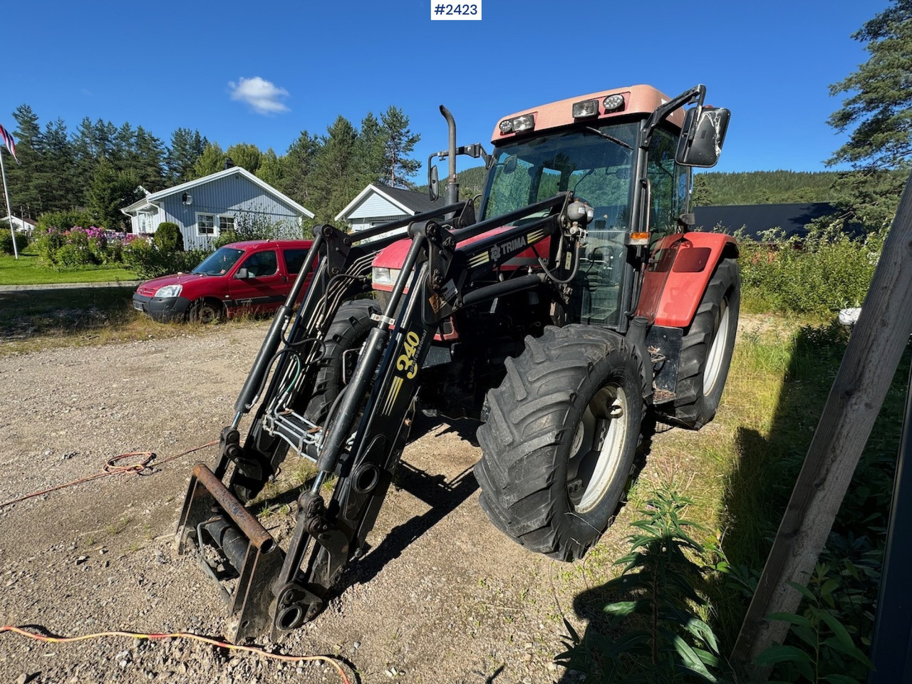 Tracteur agricole 1999 Case CX100 tractor w/ Trima front loader: photos 8