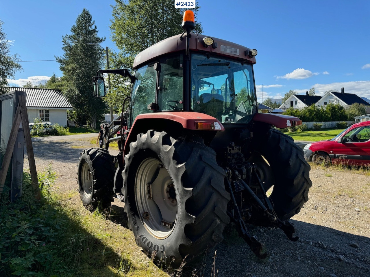 Tracteur agricole 1999 Case CX100 tractor w/ Trima front loader: photos 6