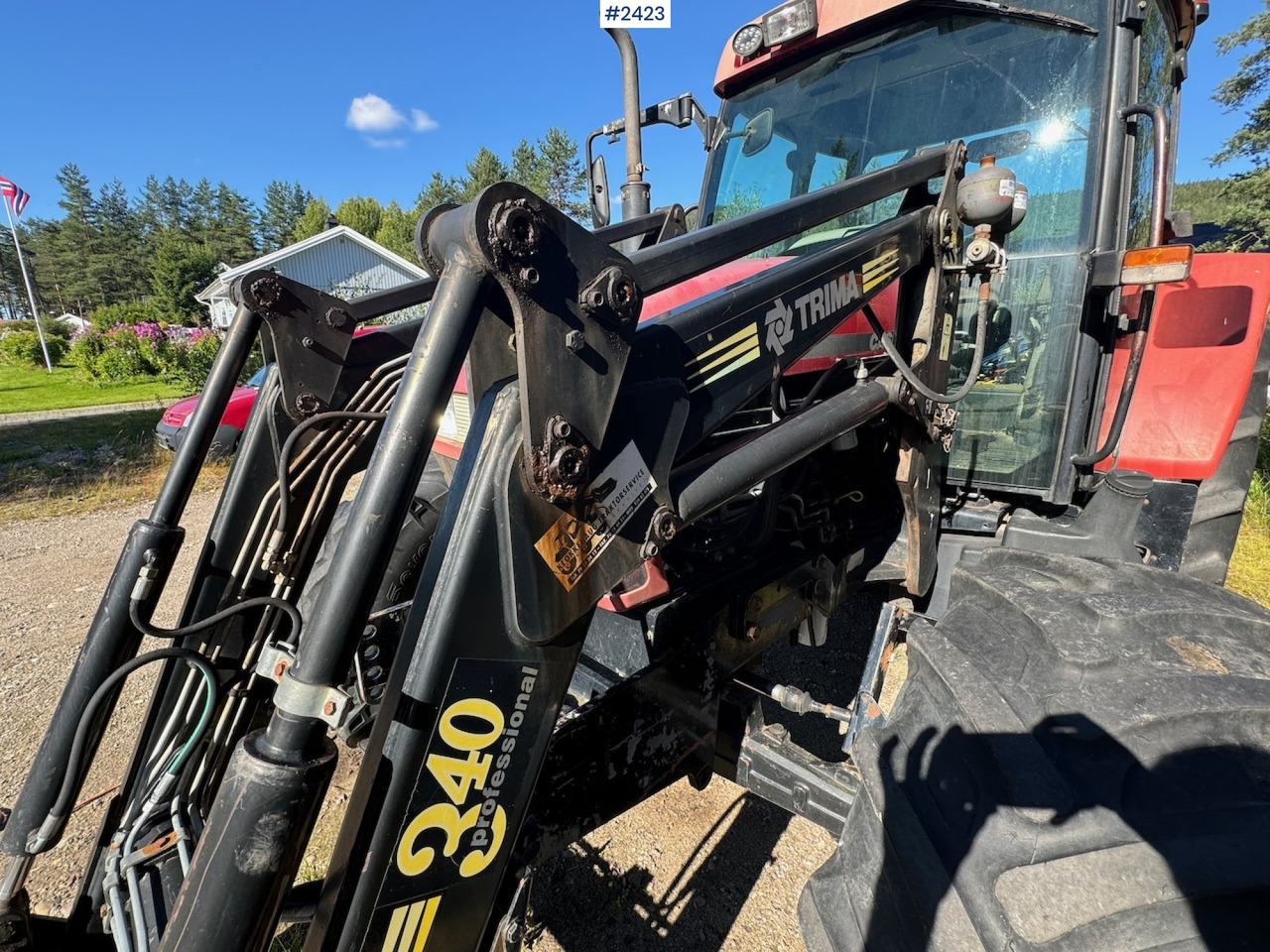 Tracteur agricole 1999 Case CX100 tractor w/ Trima front loader: photos 21