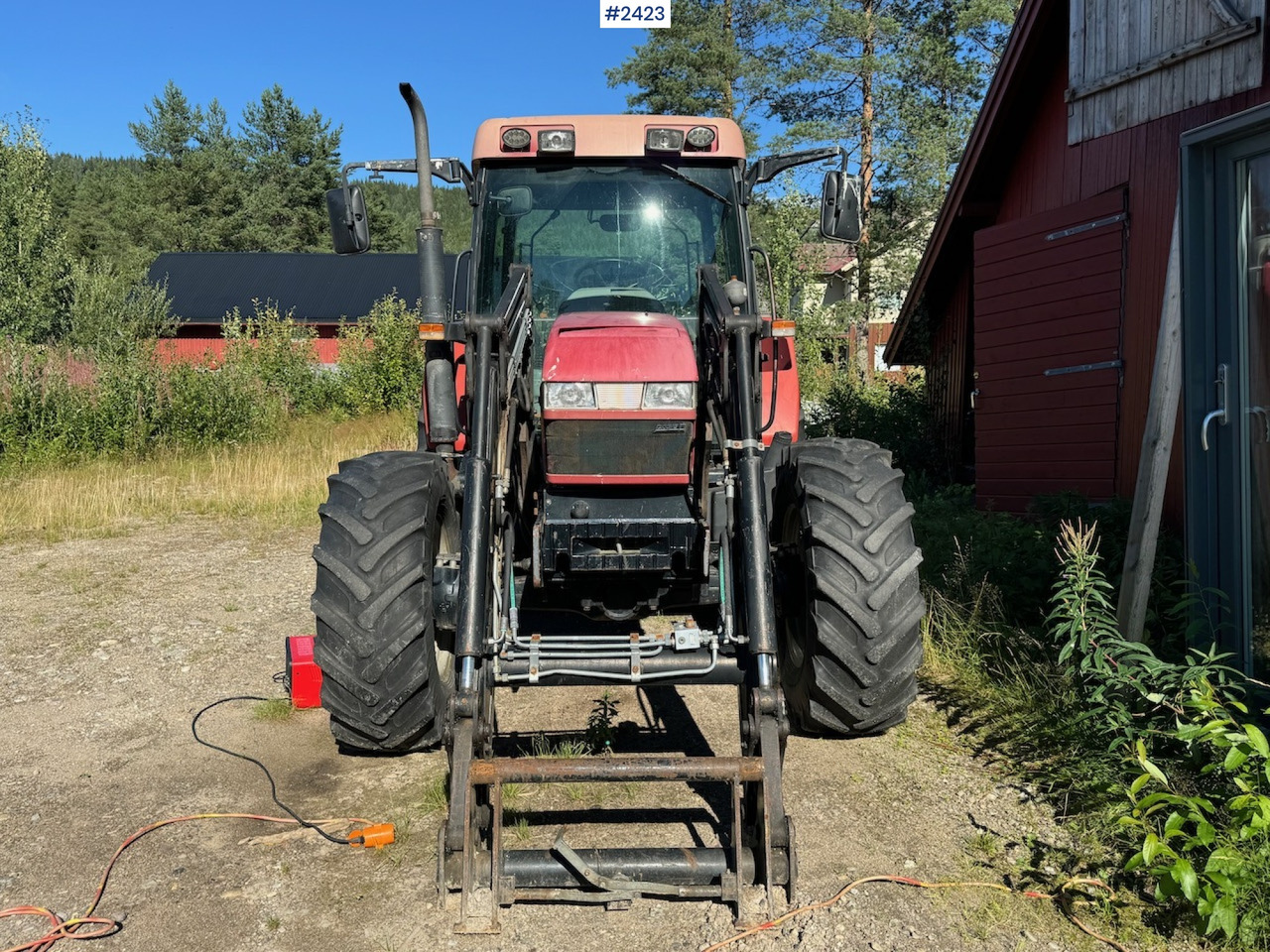 Tracteur agricole 1999 Case CX100 tractor w/ Trima front loader: photos 19