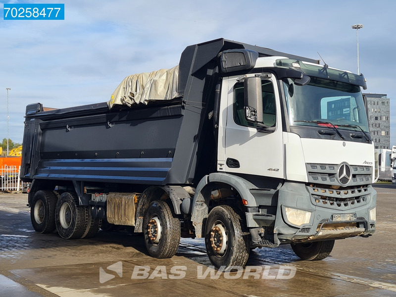 Camion benne Mercedes-Benz Arocs 4142 8X4 24m3 Tipper Big-Axle Steelsuspension Euro 6: photos 16