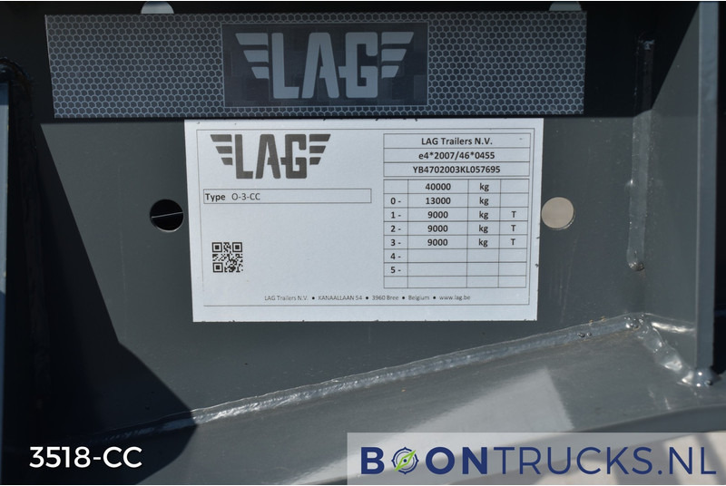 Crédit-bail LAG O-3-CC TANK CHASSIS | 20-30ft * 3580 Kg * ADR AT-FL * SAF / DISC * MOT 07-2025 LAG O-3-CC TANK CHASSIS | 20-30ft * 3580 Kg * ADR AT-FL * SAF / DISC * MOT 07-2025: photos 19